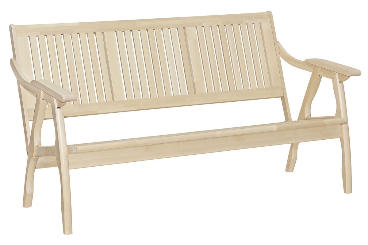 Диван-скамья массив решётка 