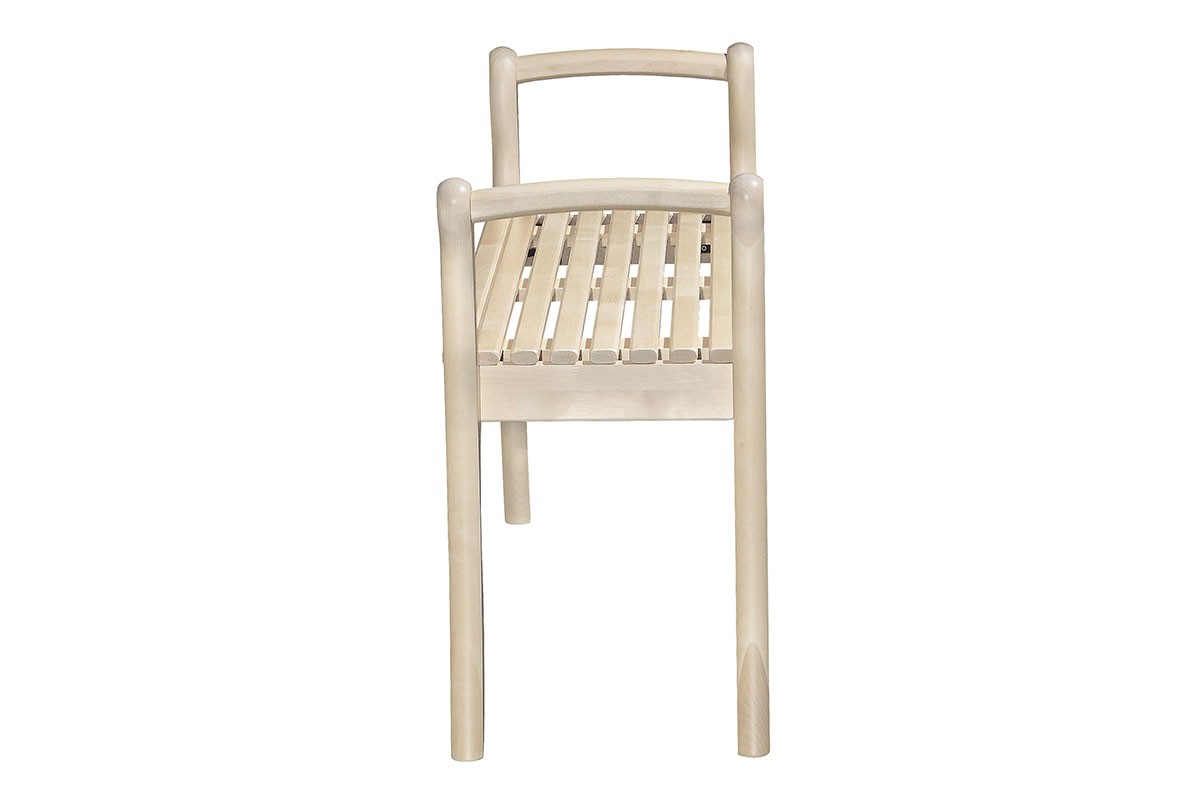 Скамья с подлокотниками из массива Элегия