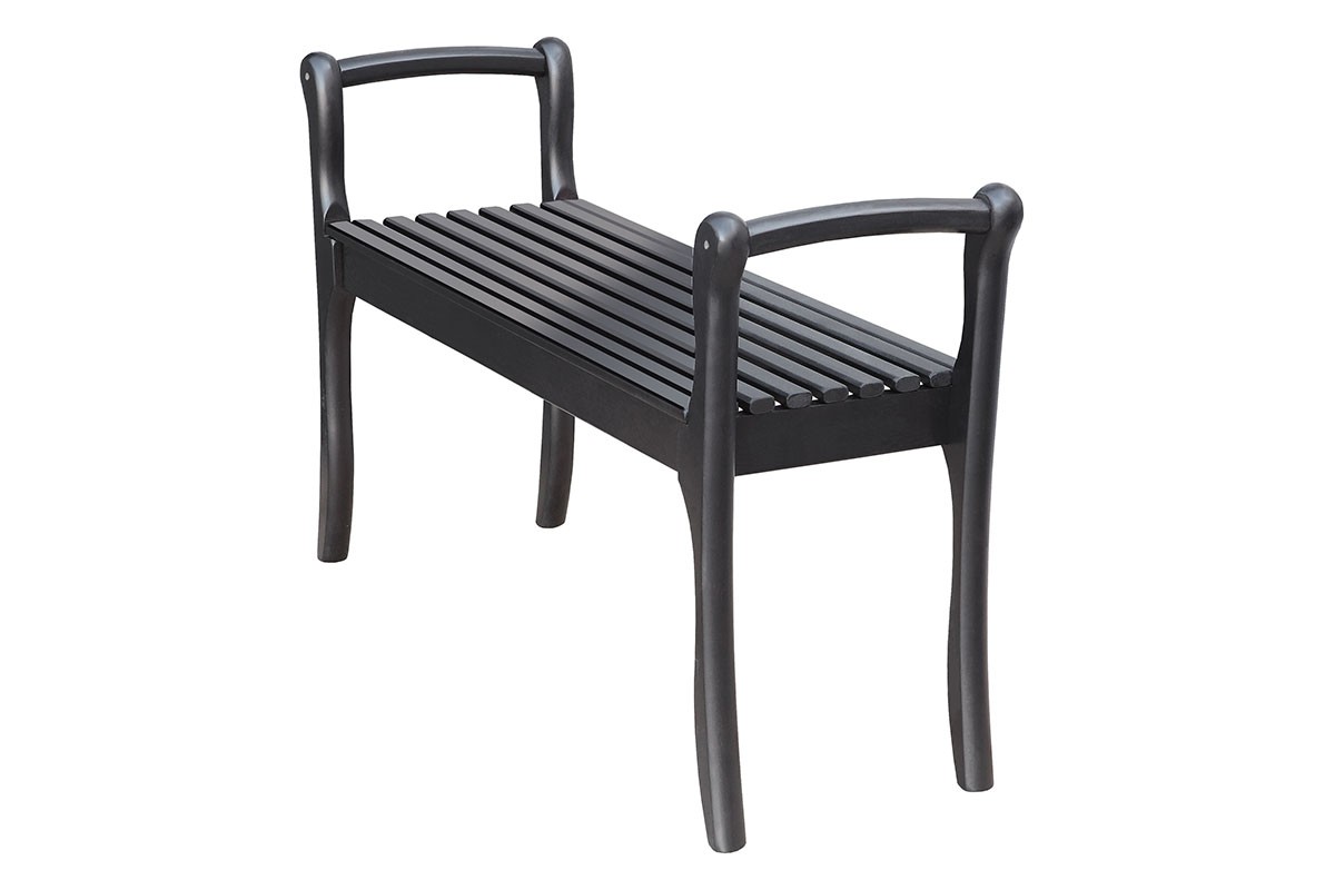 Скамья с подлокотниками из массива Элегия