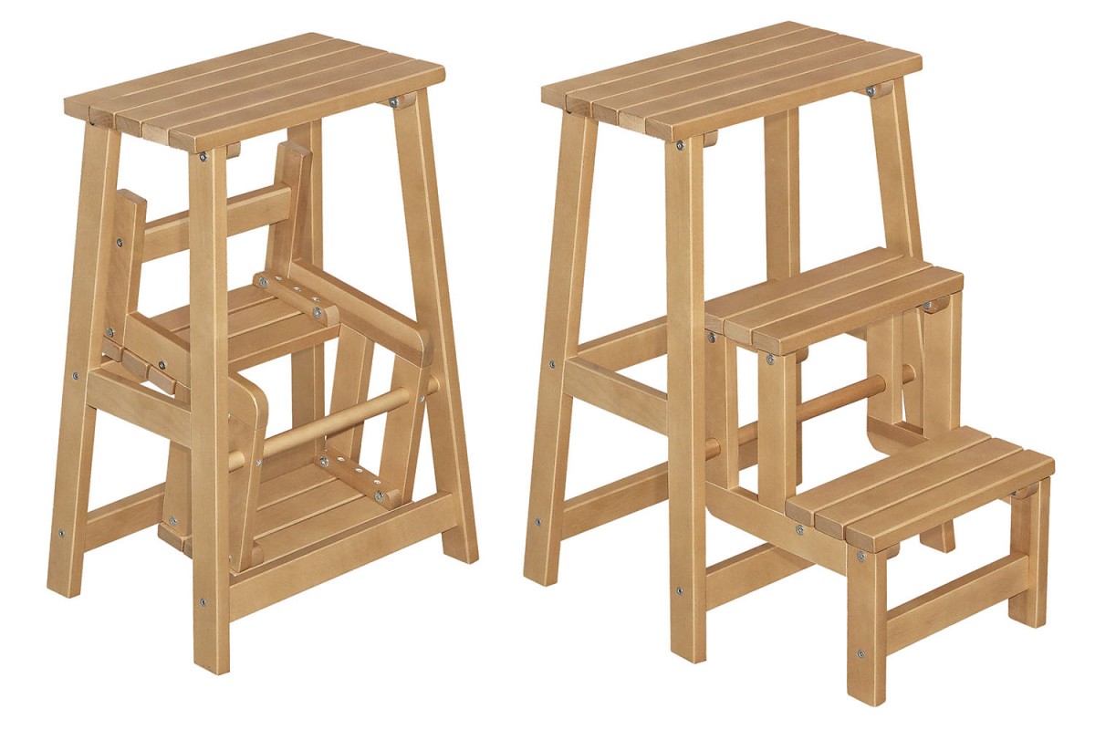 Табурет-стремянка Массив Элегия