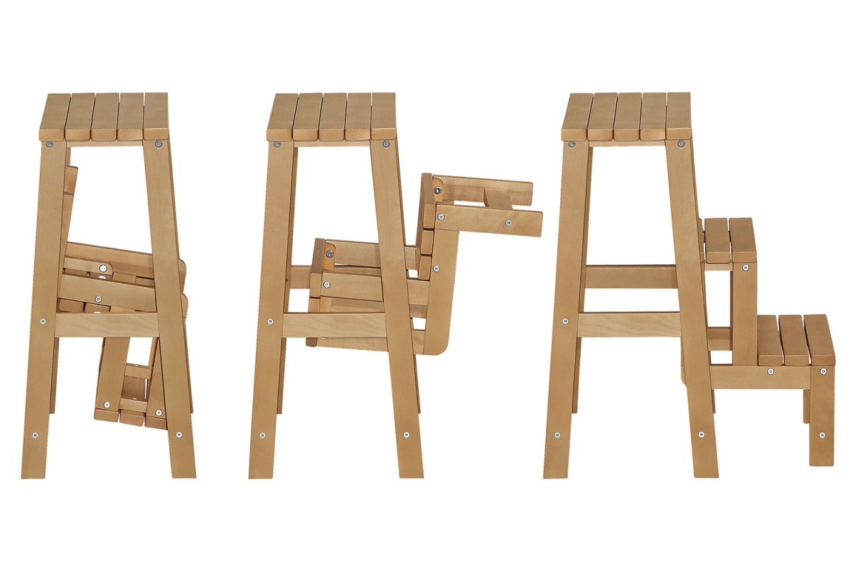 Табурет-стремянка Массив Элегия