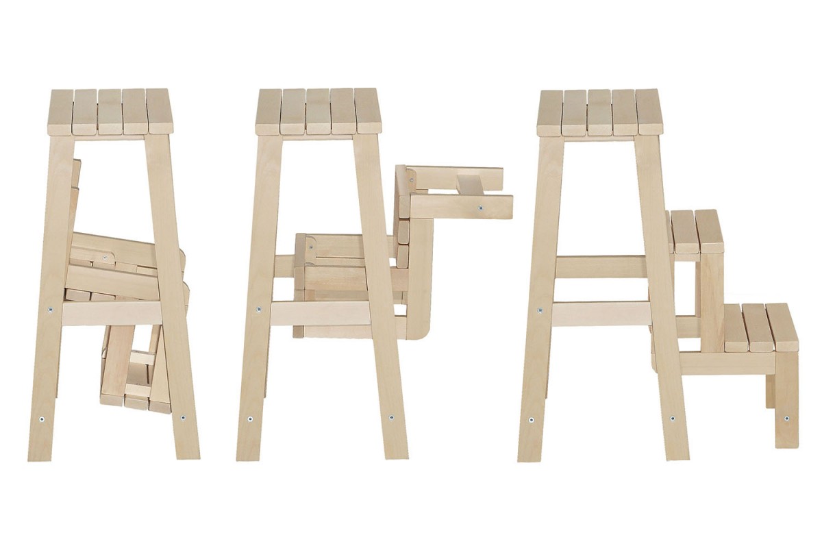 Табурет-стремянка Массив Элегия