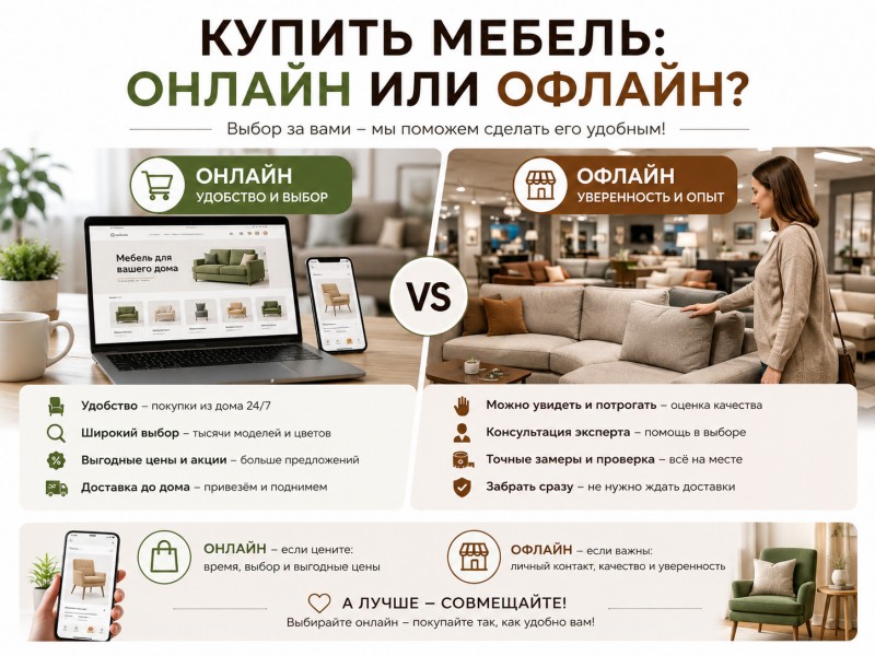 Онлайн-выбор и офлайн-визит
