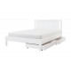 Цвет кровати: Белый античный