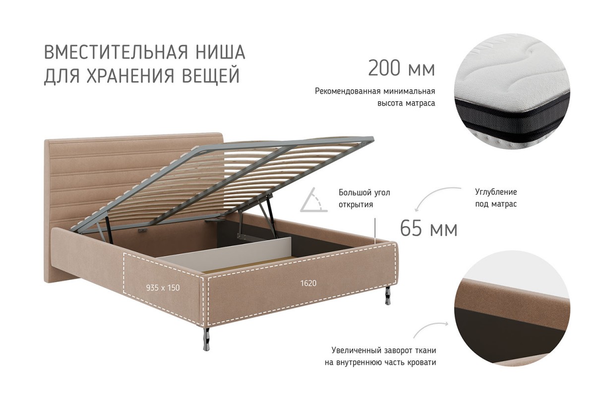 Кровать Фабиана БРАВОмебель 