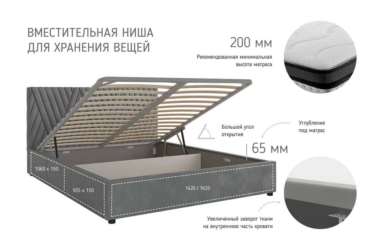 Кровать Нельсон (Дельта) БРАВОмебель