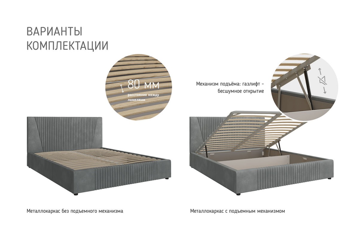 Кровать Нельсон (Геометрия) БРАВОмебель