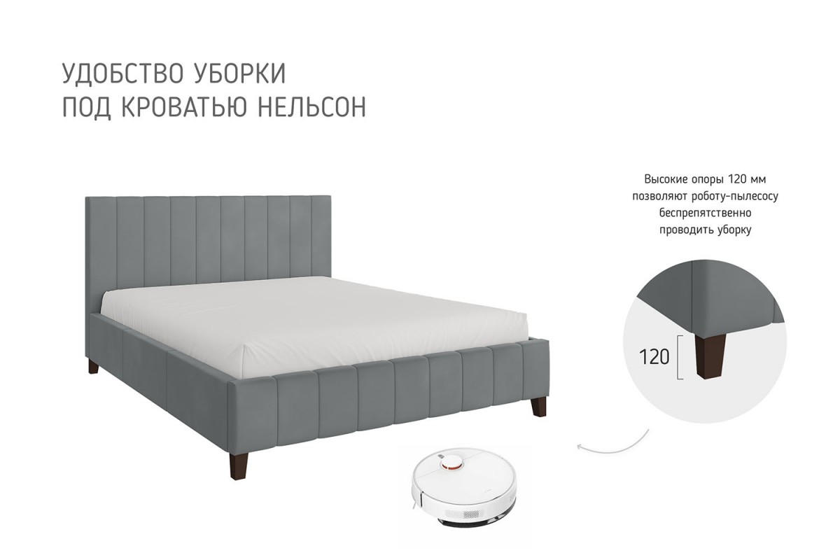 Кровать Нельсон (Вертикаль) БРАВОмебель