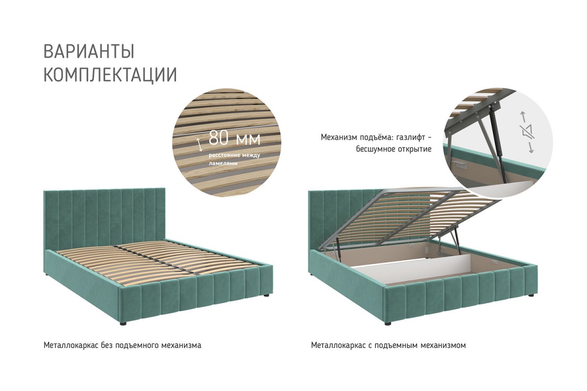 Кровать Нельсон (Вертикаль) БРАВОмебель