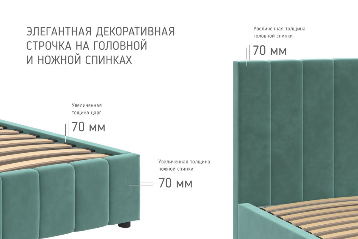 Кровать Нельсон (Вертикаль) БРАВОмебель