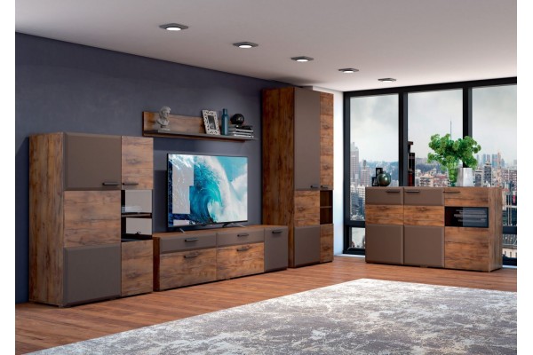 Модульная стенка для гостиной «РИО» БРАВОмебель