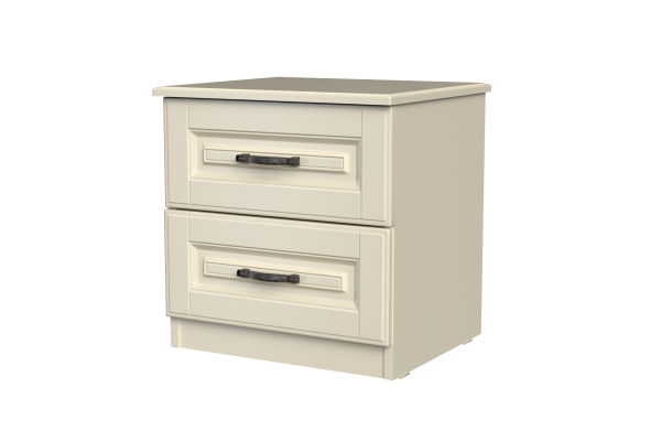 Тумба прикроватная «Кантри» (слоновая кость, 2 ящика)