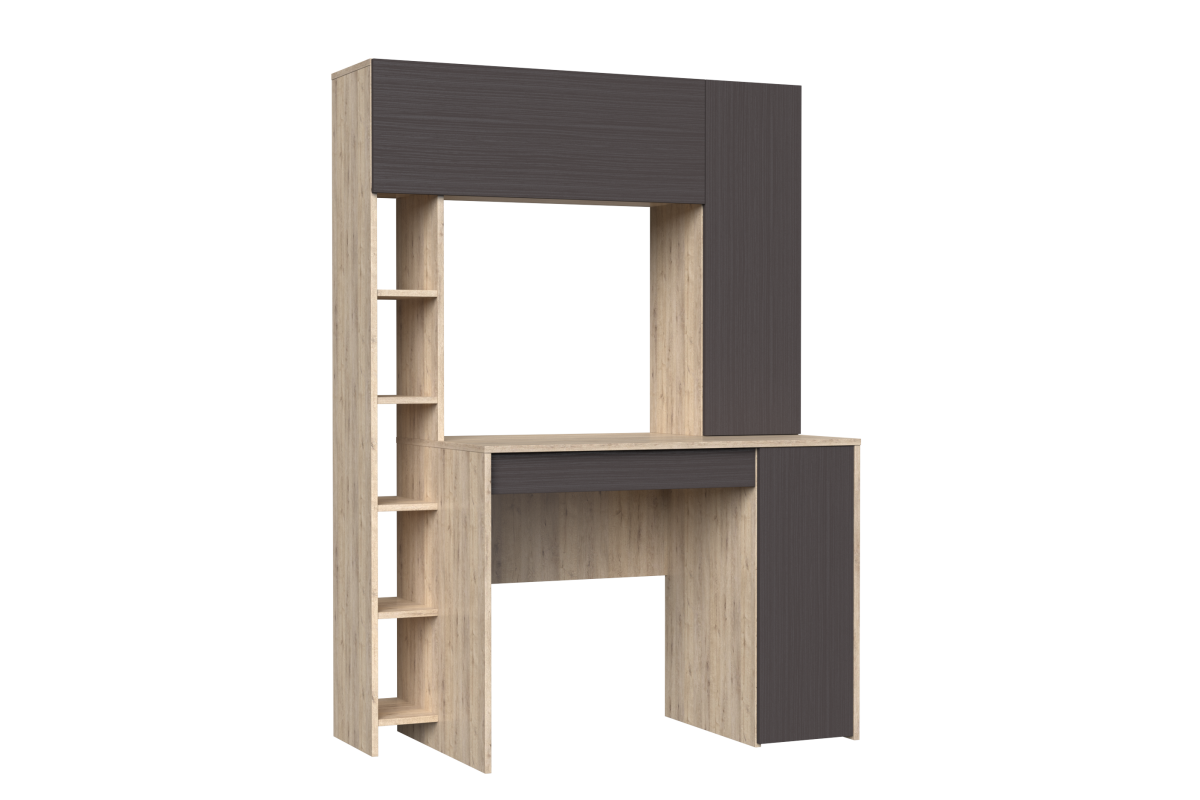 Стол компьютерный ТАЙМ Дуб Нельсон